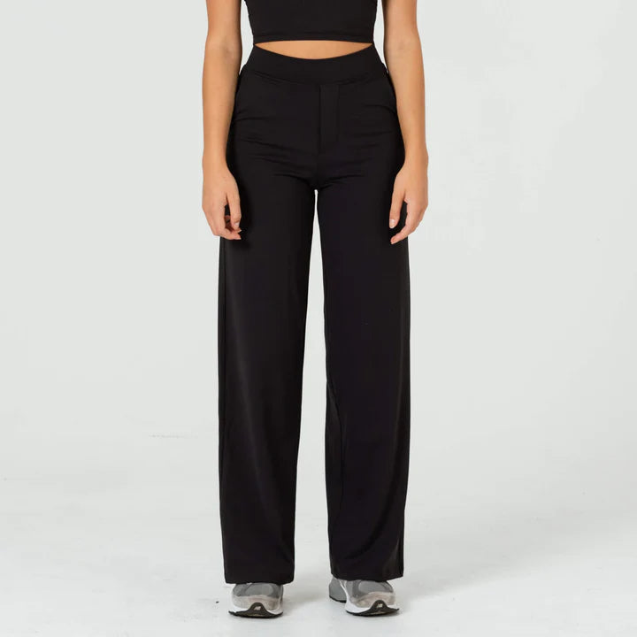 Relaxed Straight Pant Black