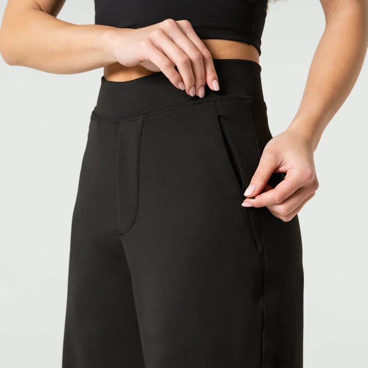 Relaxed Straight Pant Black