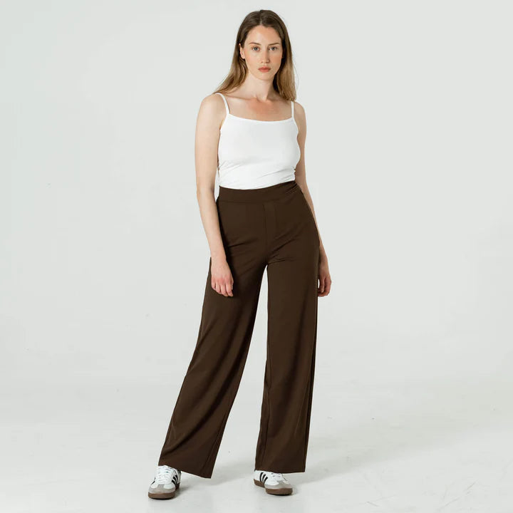 Relaxed Straight Pant Brown