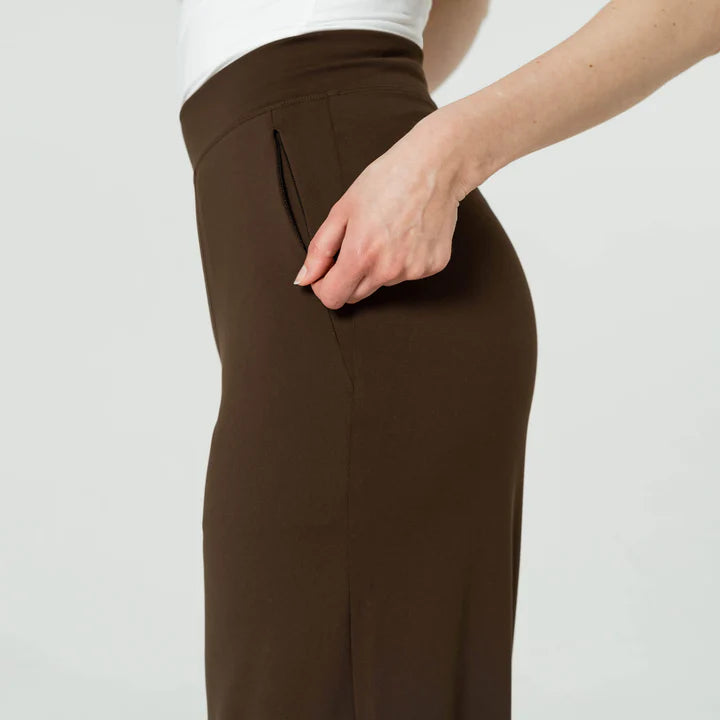 Relaxed Straight Pant Brown