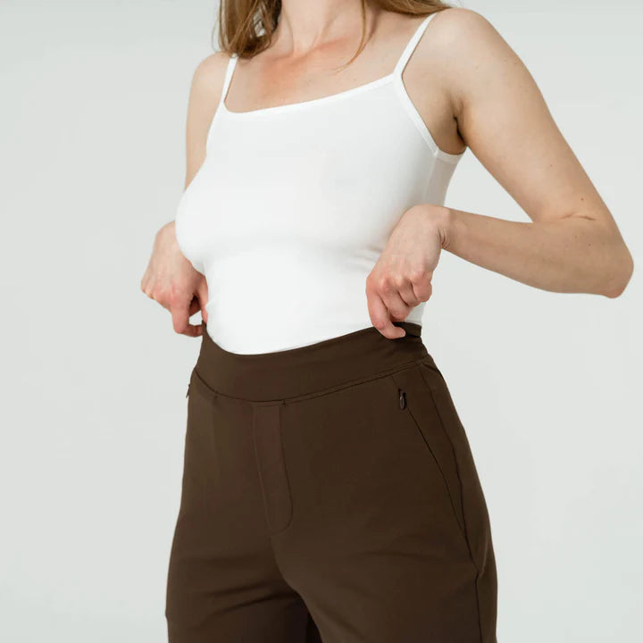 Relaxed Straight Pant Brown