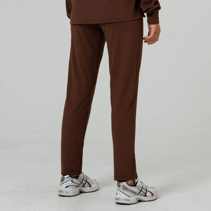 Straight Leg Jogger Brown