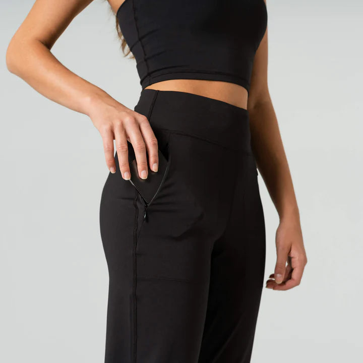 Straight Leg Jogger Black