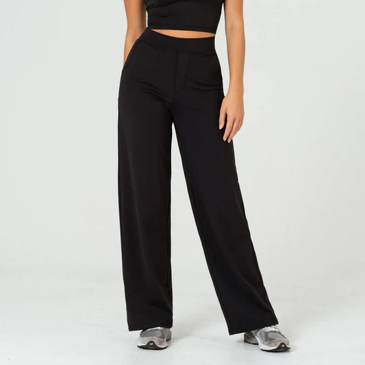 Relaxed Straight Pant Black